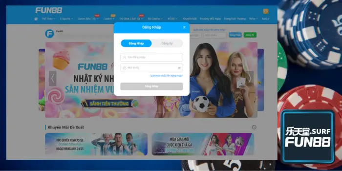 Fun88 đăng nhập với 5 bước đơn giản nên nắm rõ