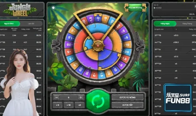 Trong game Bánh Xe Rừng Xanh có nhiều tính năng nổi bật anh em chớ nên bỏ lỡ