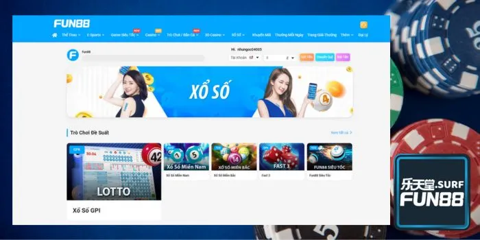 Xổ số Fun88: đa dạng lựa chọn, nhiều sảnh cược đẳng cấp